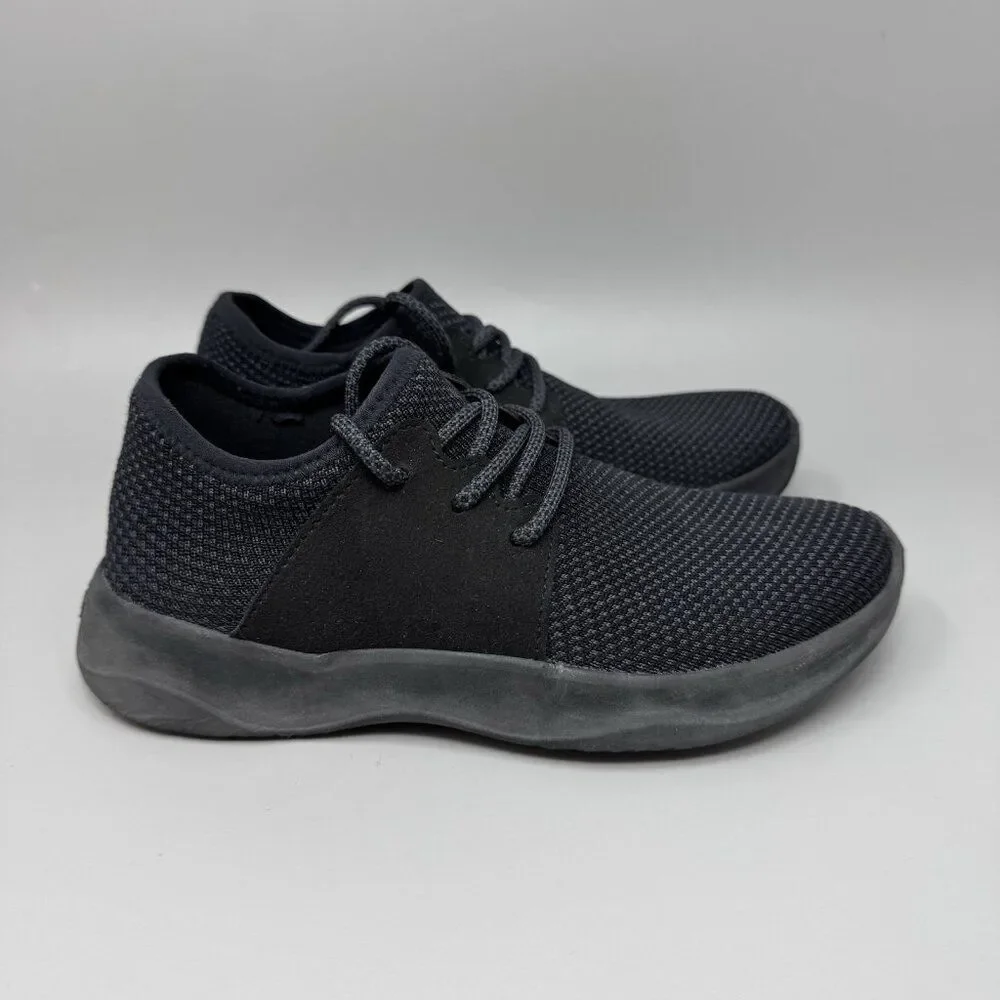 Vessi Everyday Classic Waterproof Women's Size 5 Travel Sneakers Black Shoes